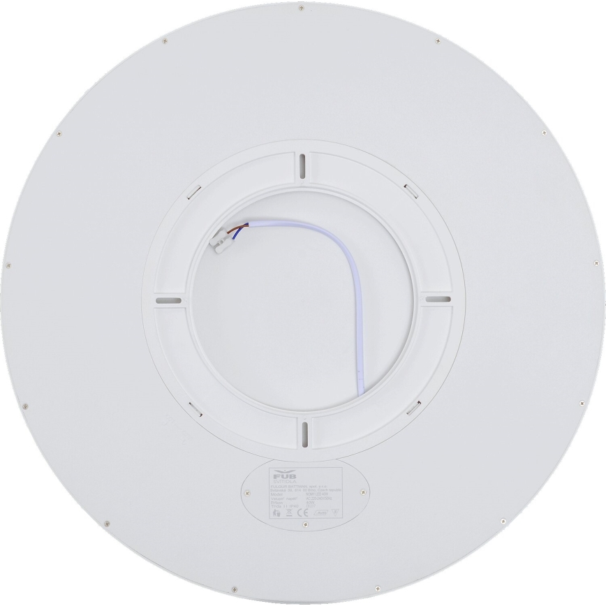 Fulgur s-43039 - Luminária de teto LED dimerizável NOMY-RC LED/40W/230V 3000/4000/6500K Ø 50 cm IP40 branca + comando remoto