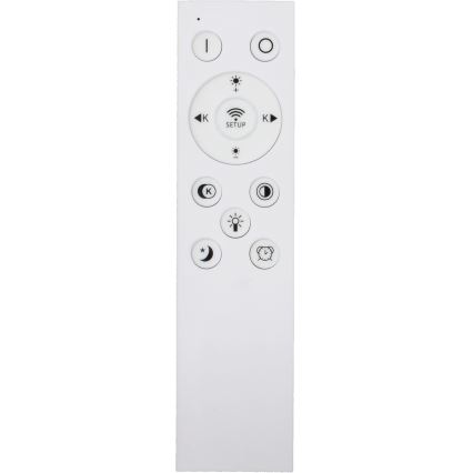 Fulgur s-43040 - Luminária de teto LED regulável NOMY-RC LED/40W/230V 3000/4000/6500K Ø 50 cm IP40 preta + controlo remoto