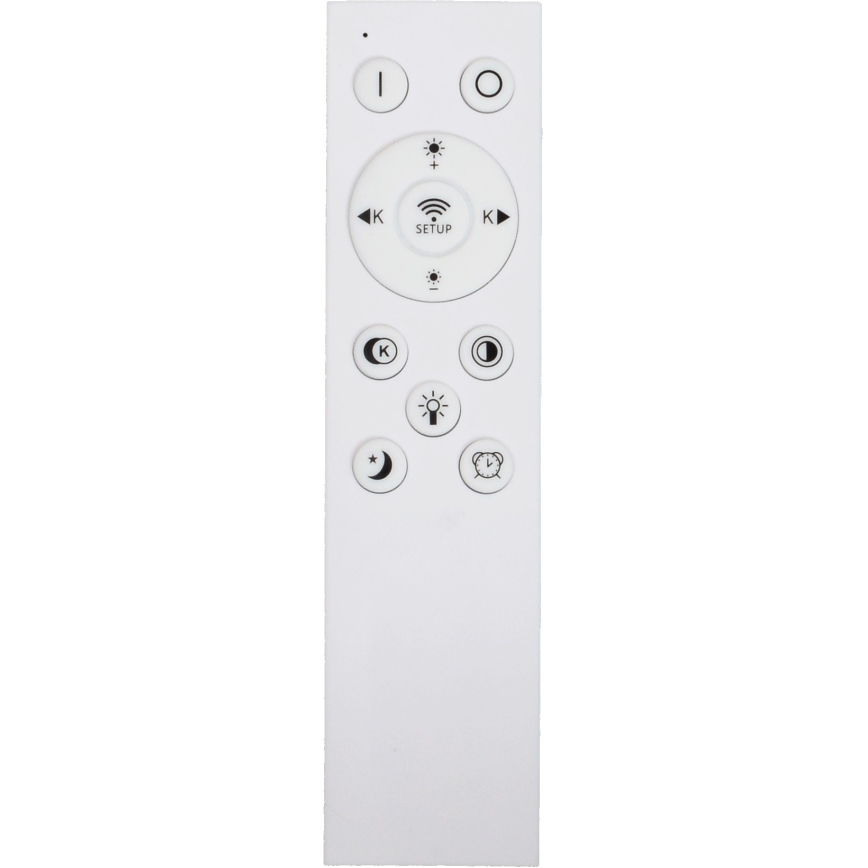 Fulgur s-43040 - Luminária de teto LED regulável NOMY-RC LED/40W/230V 3000/4000/6500K Ø 50 cm IP40 preta + controlo remoto