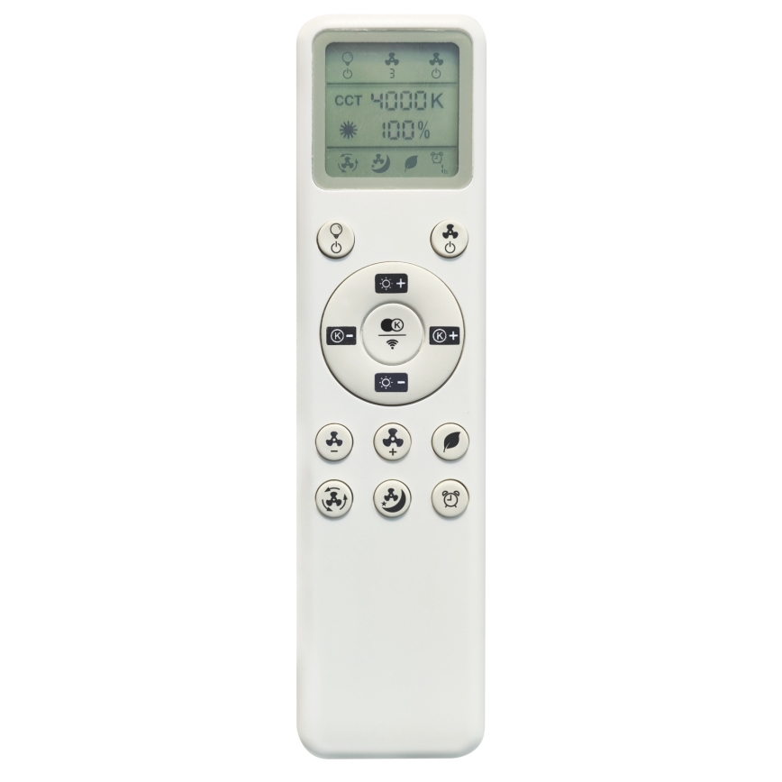 Fulgur s-43048 - Ventilador de teto LED dimerizável THORA LED/50W/230V 2700-5000K branco + controlo remoto