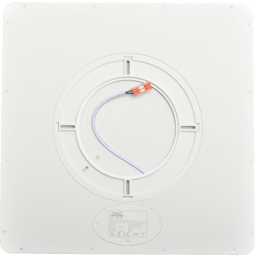 Fulgur s-43104 - Candeeiro de tecto LED NOMY LED/32W/230V 3000/4000/6500K IP40 40x40 cm branco