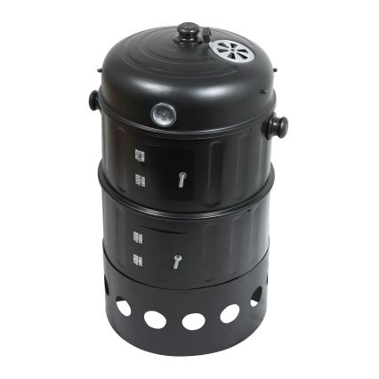 Fumeiro de carvão 3 em 1 preto