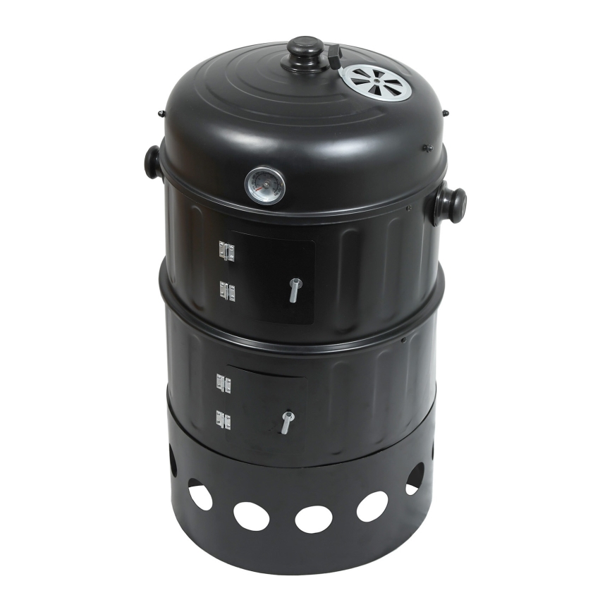 Fumeiro de carvão 3 em 1 preto