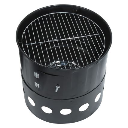 Fumeiro de carvão 3 em 1 preto