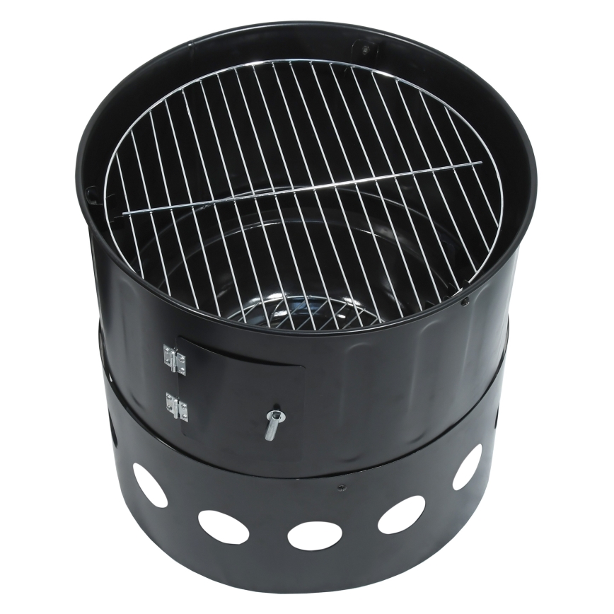 Fumeiro de carvão 3 em 1 preto