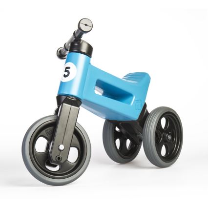 Funny Wheels - Bicicleta de equilíbrio 2 em 1 RIDER SPORT azul/preto