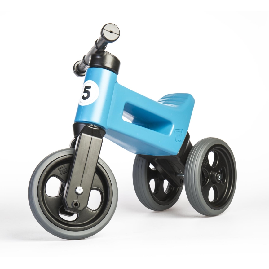 Funny Wheels - Bicicleta de equilíbrio 2 em 1 RIDER SPORT azul/preto