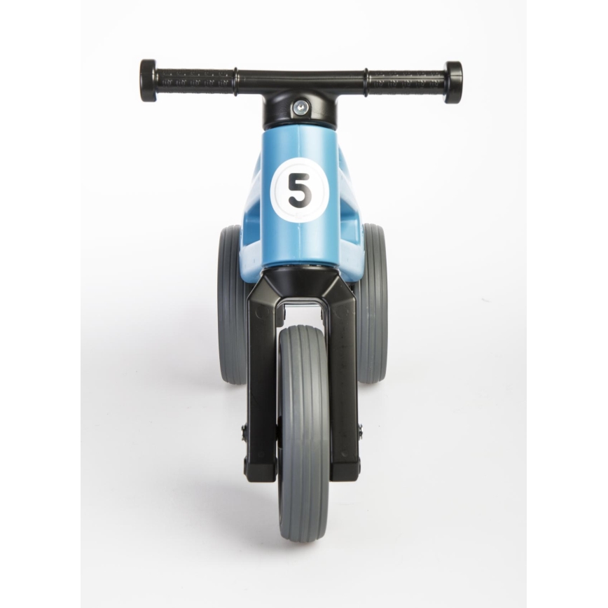 Funny Wheels - Bicicleta de equilíbrio 2 em 1 RIDER SPORT azul/preto