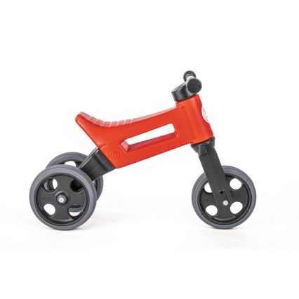 Funny Wheels - Bicicleta de equilíbrio 2 em 1 RIDER SPORT vermelha/preta