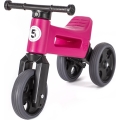 Funny Wheels - Bicicleta sem pedais 2 em 1 RIDER SPORT rosa/preta