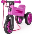 Funny Wheels - Bicicleta sem pedais 2 em 1 RIDER SUPER SPORT rosa/preto