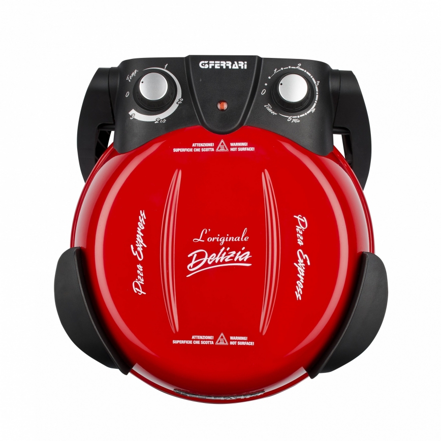 G3Ferrari G1000602 - Forno para pizza DELIZIA 1200W/230V vermelho