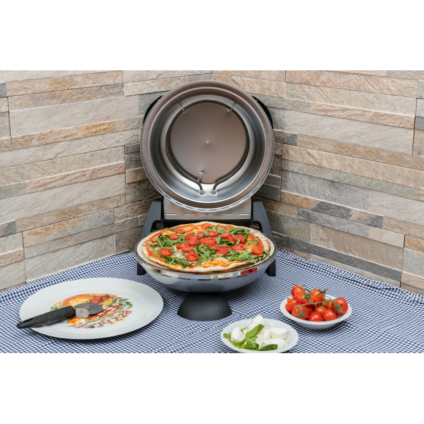 G3Ferrari G1000606 - Forno de Pizza DELIZIA 1200W/230V prateado