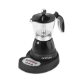 G3Ferrari G1004500 - Cafeteira elétrica Moka RISVEGLIO 400W/230V preta