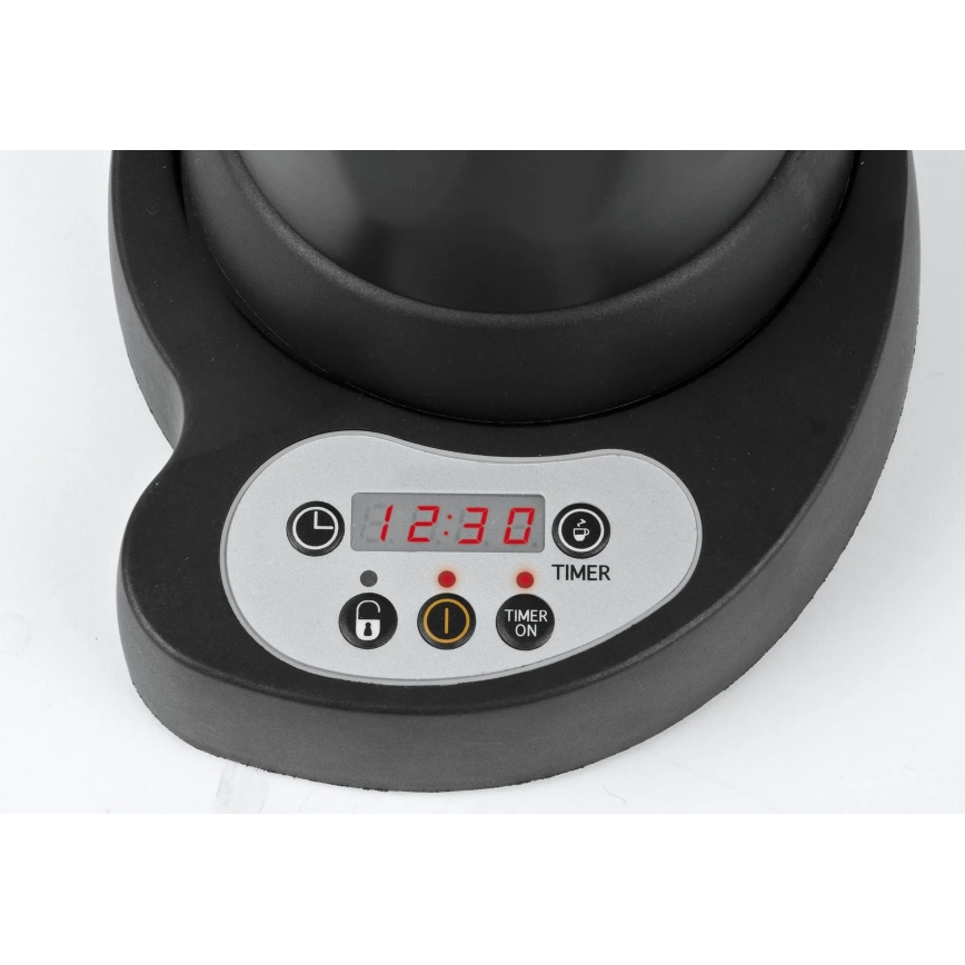 G3Ferrari G1004500 - Cafeteira elétrica Moka RISVEGLIO 400W/230V preta