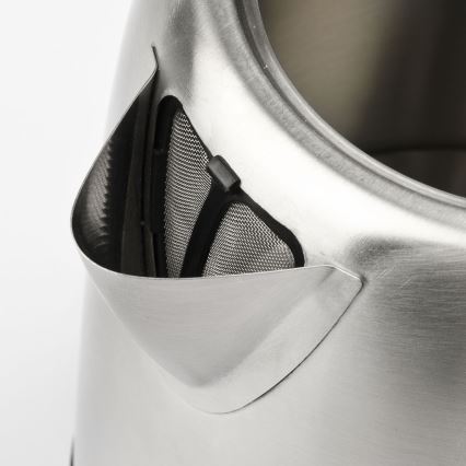 G3Ferrari G1009500 - Chaleira elétrica 1,2 L, 1630 W/230 V, aço inoxidável/preta