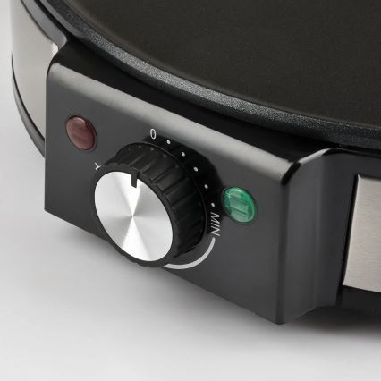 G3Ferrari G1009800 - Máquina de crepes PROFI-CREPE 1200W/230V inox/preto