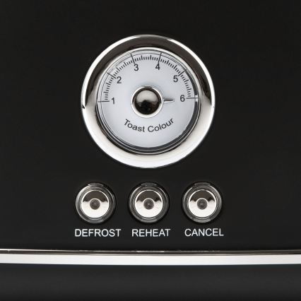 G3Ferrari G1013400 - Torradeira de duas fatias ARTISTA 750W/230V preta