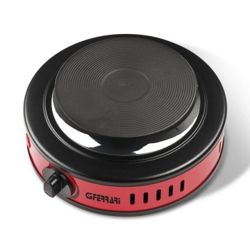 G3Ferrari G1015700 - Placa de indução portátil de uma zona FURNEL 500W/230V preto/vermelho