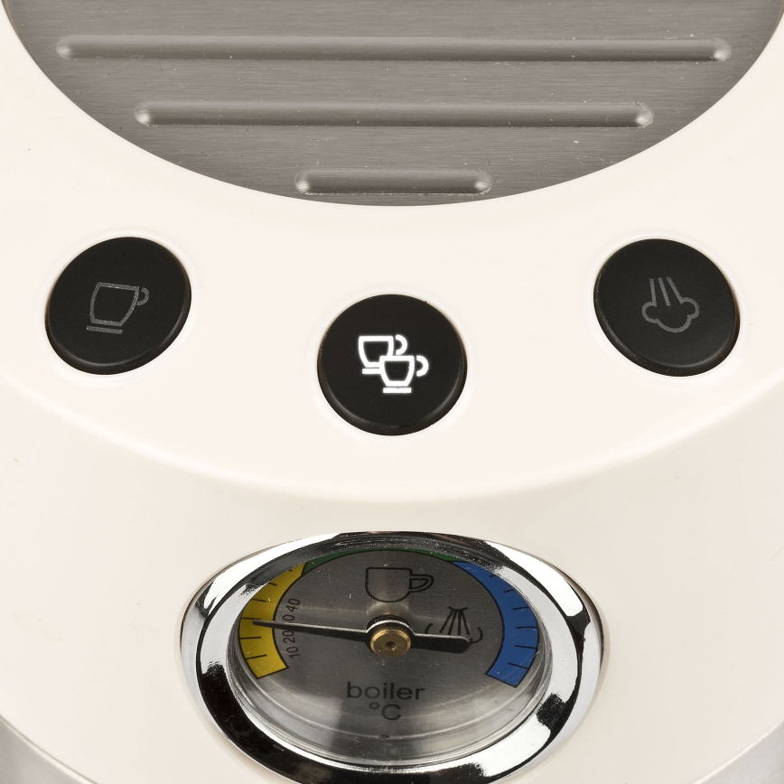 G3Ferrari G1016801 - Máquina de espresso com alavanca AMARCORD 1350W/230V 15 bar creme