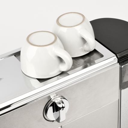 G3Ferrari G1018900 - Máquina de café espresso de alavanca 1350W/230V 15 bar aço inoxidável