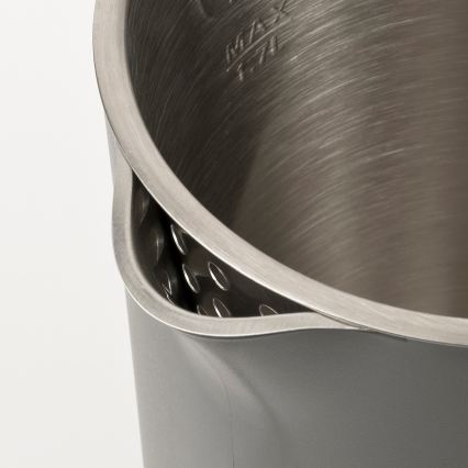 G3Ferrari G1020500 - Chaleira elétrica 1,7 l TISANIERE 2200W/230V cinzenta