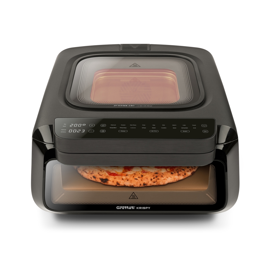 G3Ferrari G1022500 - Forno multifuncional KRISPY 3 em 1 1600W/230V 13 l preto