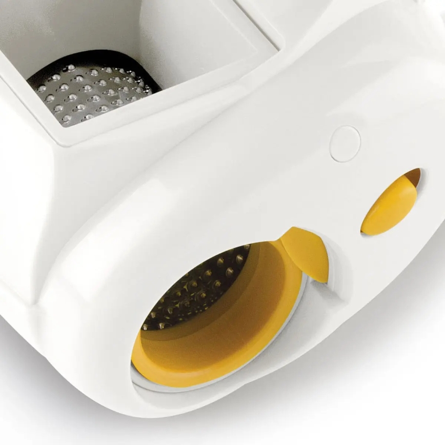 G3Ferrari G2006500 - Ralador elétrico PARMINO 12W/230V 800 mAh branco/amarelo