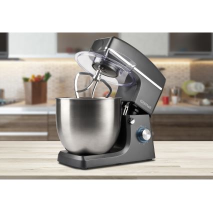 G3Ferrari G20113 - Robot de cozinha PASTAIO com taça em aço inoxidável, 10 L, 2200W/230V, cinzento
