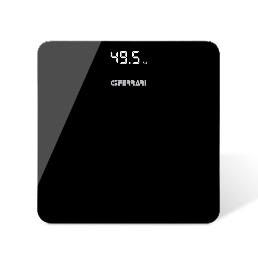 G3Ferrari G3005800 - Balança pessoal digital, alimentada por 3 pilhas AAA, preta