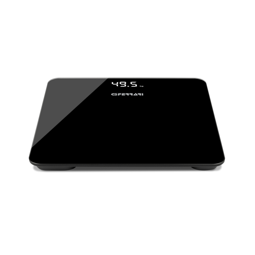 G3Ferrari G3005800 - Balança pessoal digital, alimentada por 3 pilhas AAA, preta
