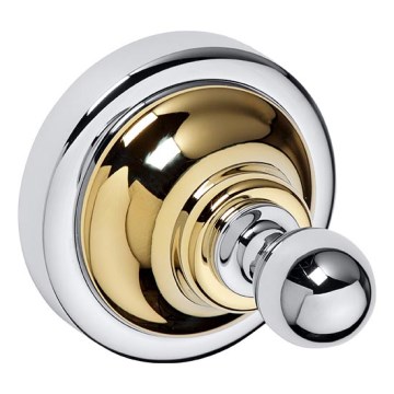 Gancho 6,5x6,5 cm prateado/dourado