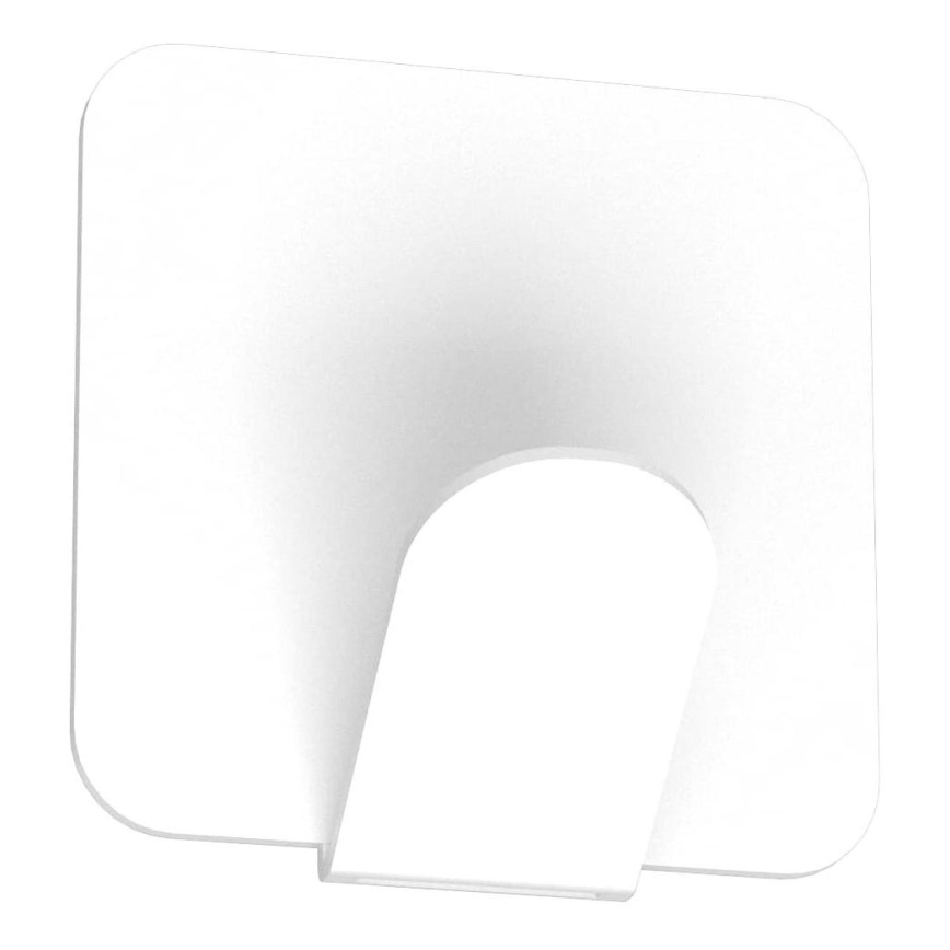 Gancho de parede 4x4 cm branco