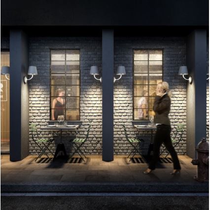 Gardino LX1791 - Candeeiro de parede exterior LED VIOLA LED/7W/230V IP65