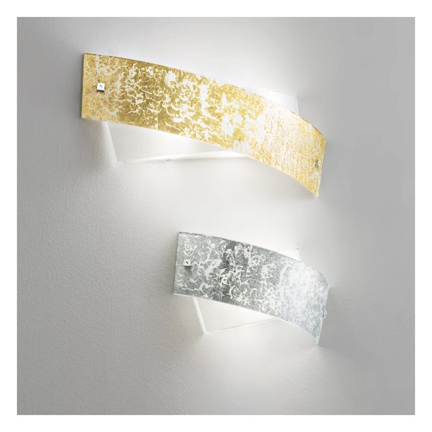 Gea Luce CAMILLA A P oro - Iluminação de parede CAMILLA 2xE14/28W/230V 34 cm dourada