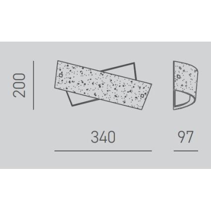Gea Luce CAMILLA A P oro - Iluminação de parede CAMILLA 2xE14/28W/230V 34 cm dourada