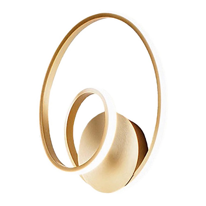 Gea Luce DIVA A ORO SPAZZOLATO - Iluminação de parede LED com regulação DIVA LED/20W/230V dourada