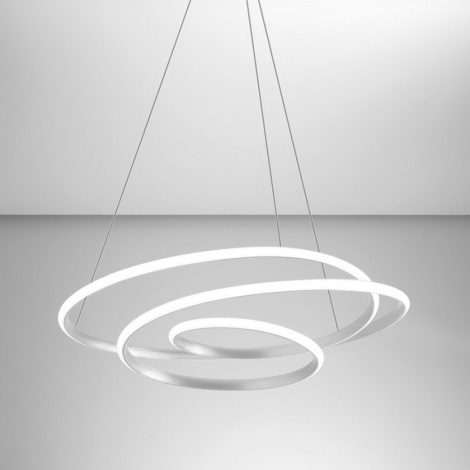Gea Luce DIVA S G BIANCO - Candelabro suspenso LED com regulação DIVA LED/44W/230V branco