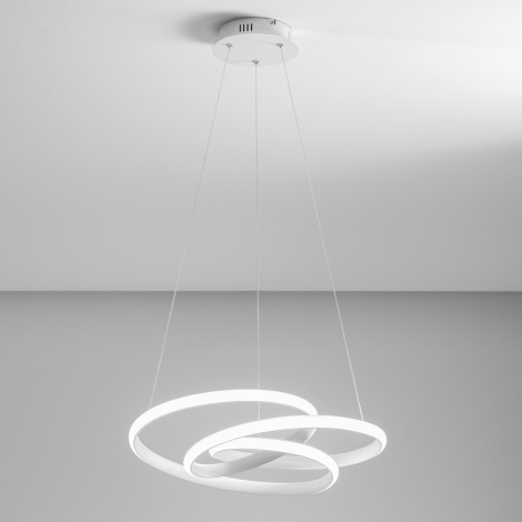 Gea Luce DIVA S P BIANCO - Candelabro suspenso LED com regulação DIVA LED/43W/230V branco