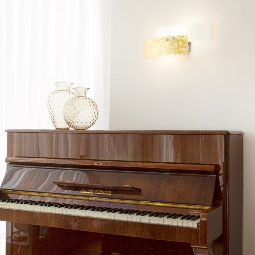 Gea Luce LARA A P oro - Iluminação de parede LARA 2xE14/42W/230V dourada