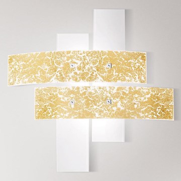 Gea Luce LARA P P oro - Iluminação de teto LARA 2xE27/52W/230V 50 cm dourada