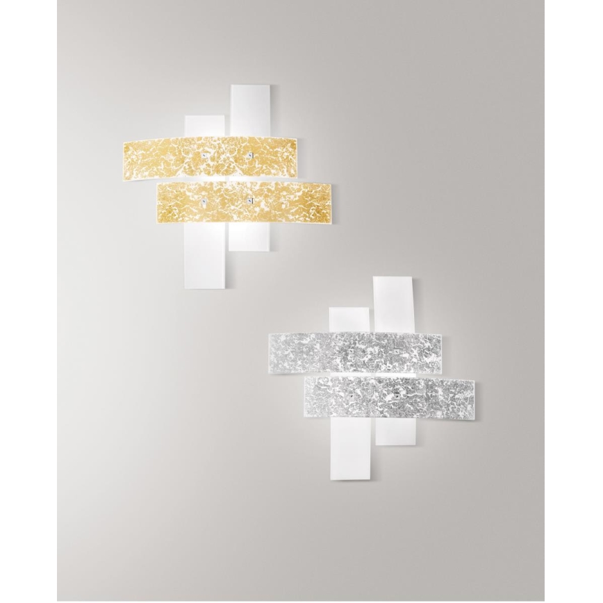 Gea Luce LARA P P oro - Iluminação de teto LARA 2xE27/52W/230V 50 cm dourada