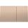 Geberit 115.622.QB.1 - Botão de descarga Sigma70 25x14,6 cm escovado em ouro rosé