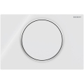 Geberit 115.758.KJ.5 - Placa de acionamento Sigma10 24,6x16,4 cm branco/cromado polido