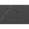 Geberit 115.770.DW.5 - Botão de descarga Sigma01 Round 24,6x16,4 cm preto