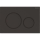 Geberit 115.882.16.1 - Botão de descarga Sigma20 24,6x16,4 cm preto mate