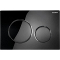 Geberit 115.882.DW.1 - Botão de descarga Sigma20 24,6x16,4 cm preto