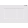 Geberit 115.883.JT.1 - Botão de descarga Sigma30 24,6 x 16,4 cm branco/cromado brilhante