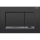 Geberit 115.883.KM.1 - Botão de descarga Sigma30 24,6x16,4 cm preto/cromado brilhante