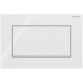Geberit 115.893.KJ.1 - Botão de descarga Sigma30 24,6 x 16,4 cm branco/cromado brilhante